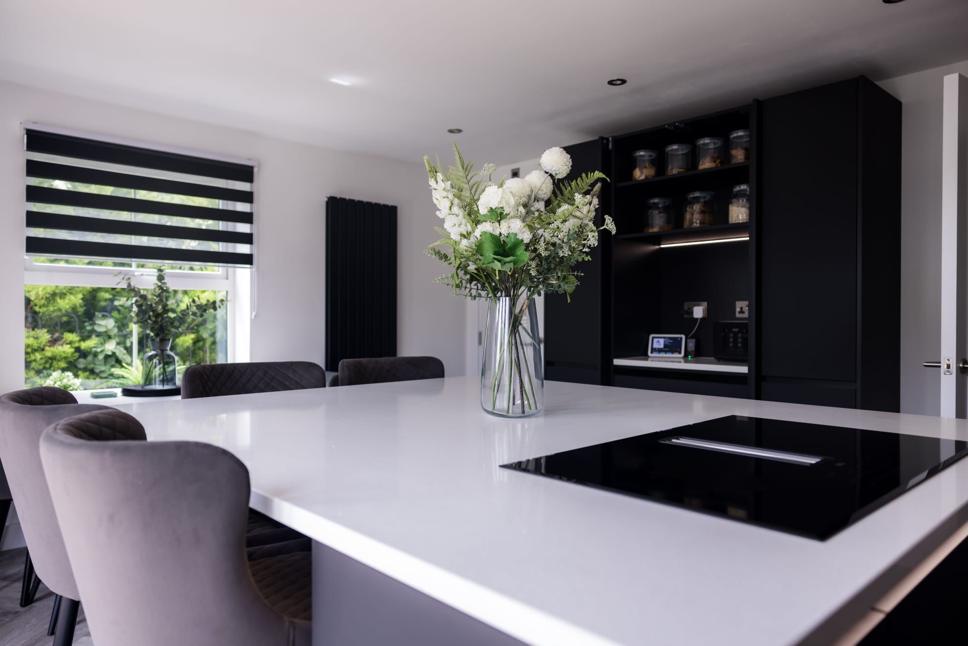 Forest Green Utility Room — detail 5 by CJ Marra Cabinets & Carpentry