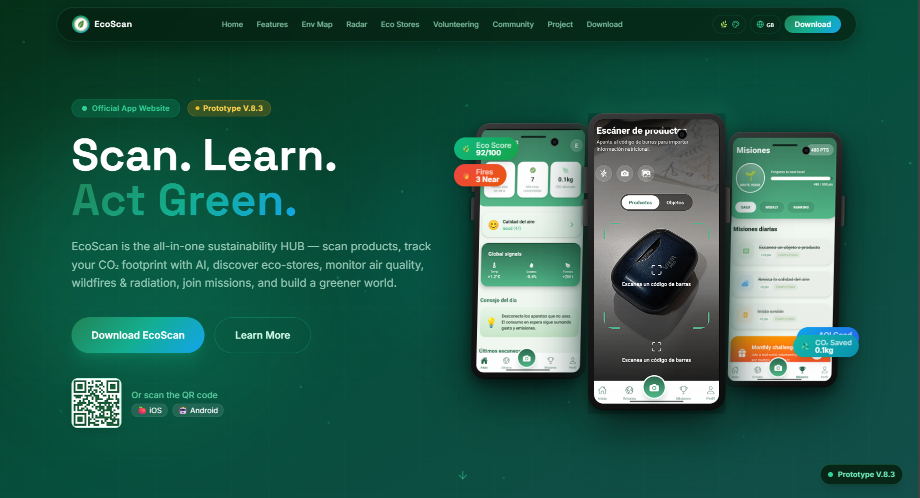 EcoScan template preview