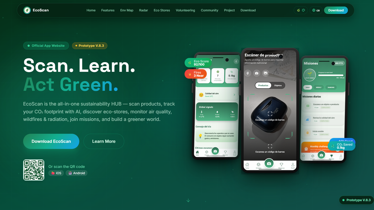 EcoScan template preview