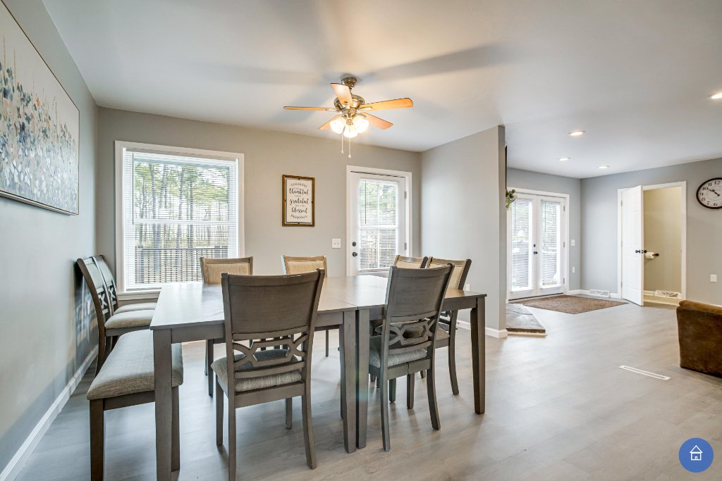 The formal dining room