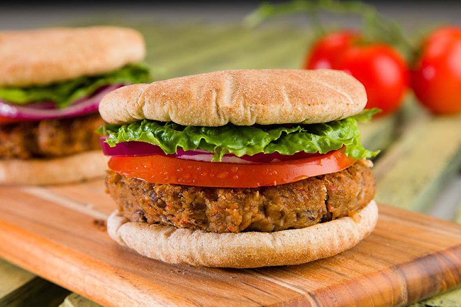 Vejetaryen Siyah Fasulye Burger