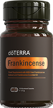 Frankincense kapsül şişesi stüdyo çekimi