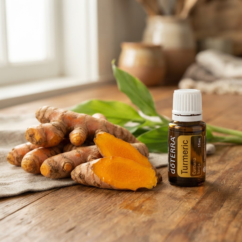 dōTERRA Zerdeçal Yağı Faydaları: Parlak Bir Cilt ve Hücresel Sağlık İçin Doğal Destek