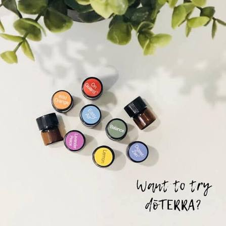 dōTERRA deneyim seti — numune yağ şişeleri
