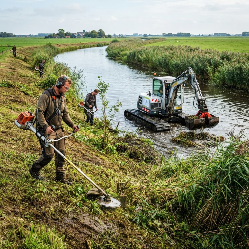 Aanbesteding WFSP-43571-2567 Onderhoud aan natuurvriendelijke zones en rietoevers - Wetterskip Fryslân