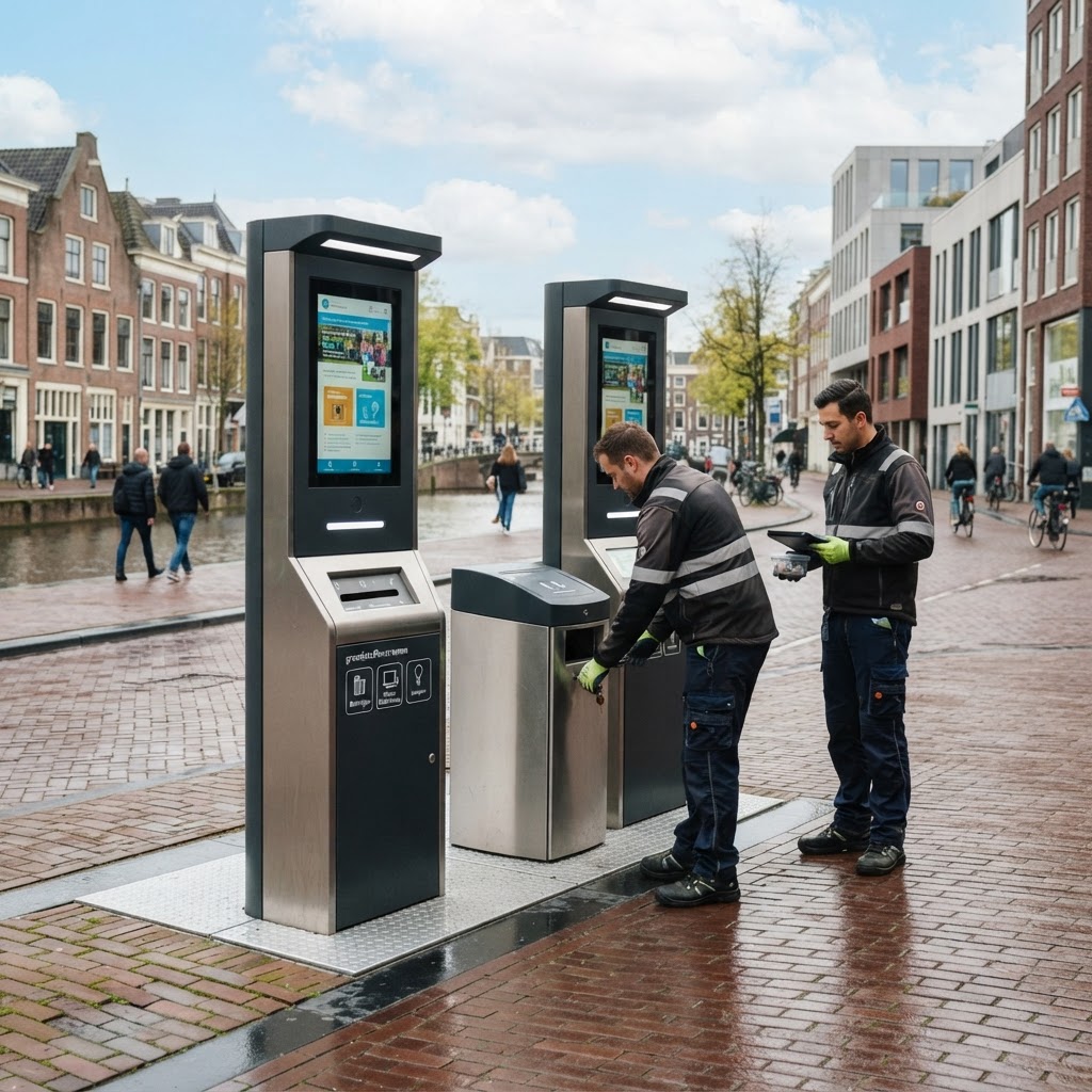 Aanbesteding Publicatie met vrijwillige transparantie vooraf – Communicatiezuilen met geïntegreerde inzamelfunctie voor kleine grondstoffenstromen - Gemeente Lansingerland