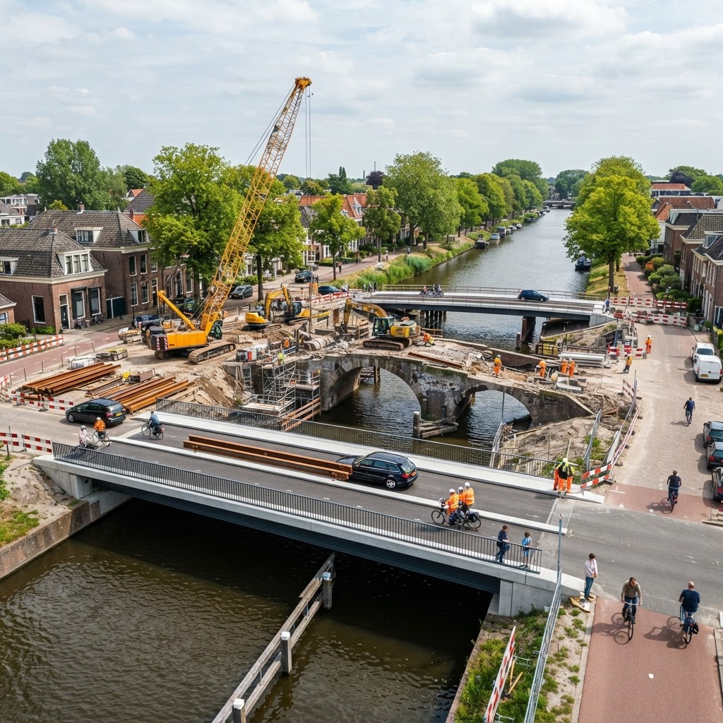 Aanbesteding Vervanging 3 bruggen Vlietweg - Gemeente Leiden