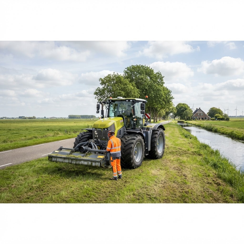 Aanbesteding Breedspoortractor met aanbouw - Waterschap Hunze en Aa's