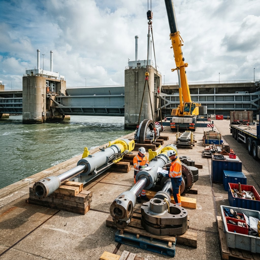 Aanbesteding 31192916: Herhalingsopdracht deelcontract A: Levering wisseldelen renovatie bewegingswerken Oosterscheldekering - Rijkswaterstaat Programma's, Projecten en Onderhoud