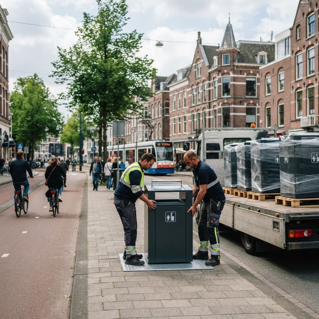 Aanbesteding Levering afvalbakken - Gemeente Den Haag, Zuid-Holland