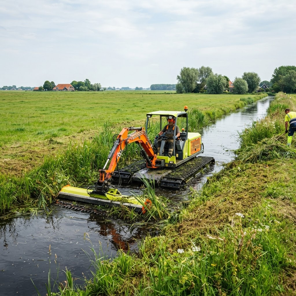 Aanbesteding DAS Maaien Waterlopen Veenweidegebied Oostzanerveld - Staatsbosbeheer