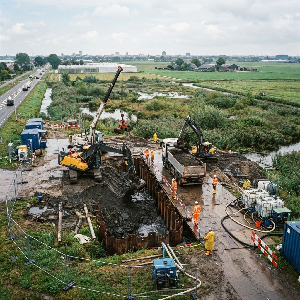Aanbesteding Bodemsanering Blekerijweg fase 2 kwelzone - Provincie Overijssel, Overijssel
