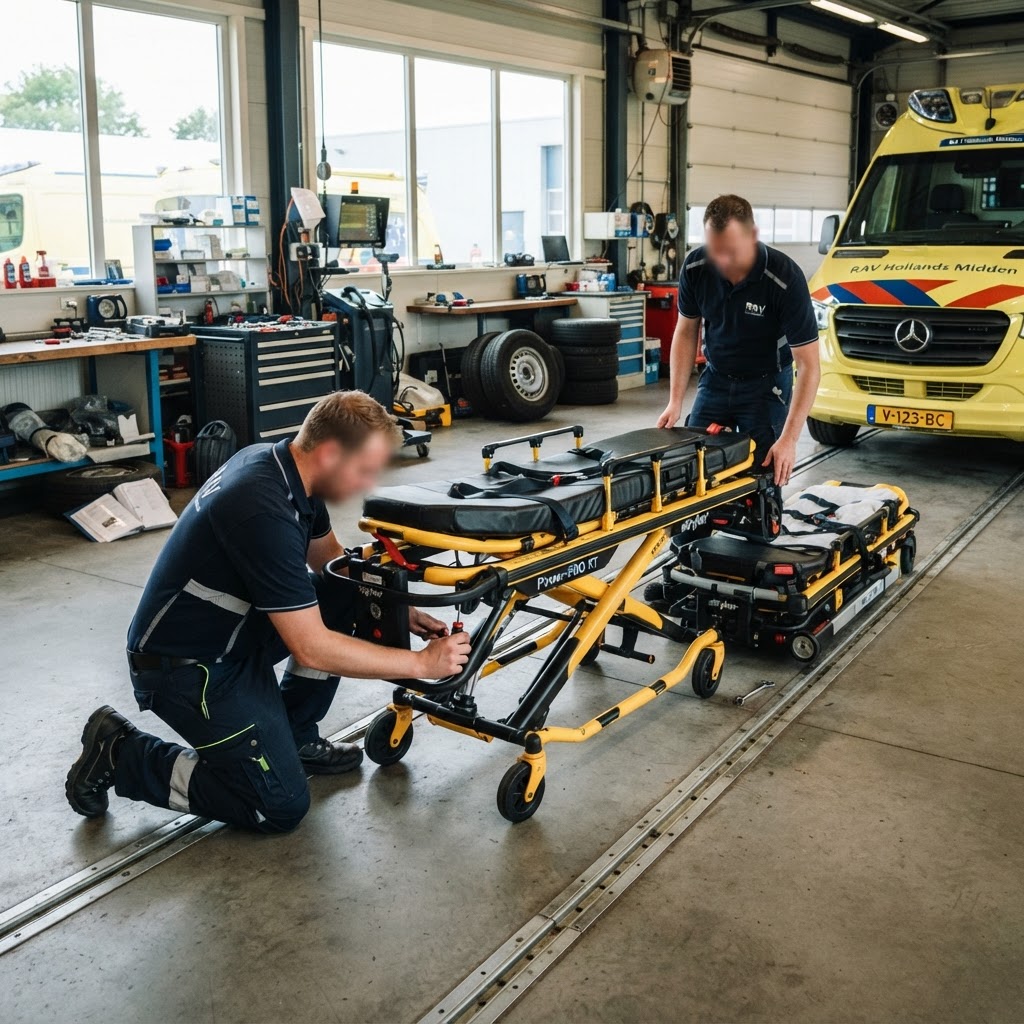 Aanbesteding Onderhoudscontract Stryker Power-PRO XT, Power-LOAD en Evac-Chairs - Hecht