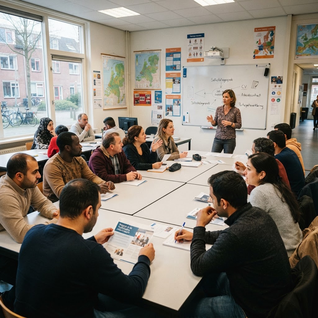 Aanbesteding Module Arbeidsmarktparticipatie en Participatieverklaringstraject voor gezinsmigranten - Gemeente Den Haag, Zuid-Holland