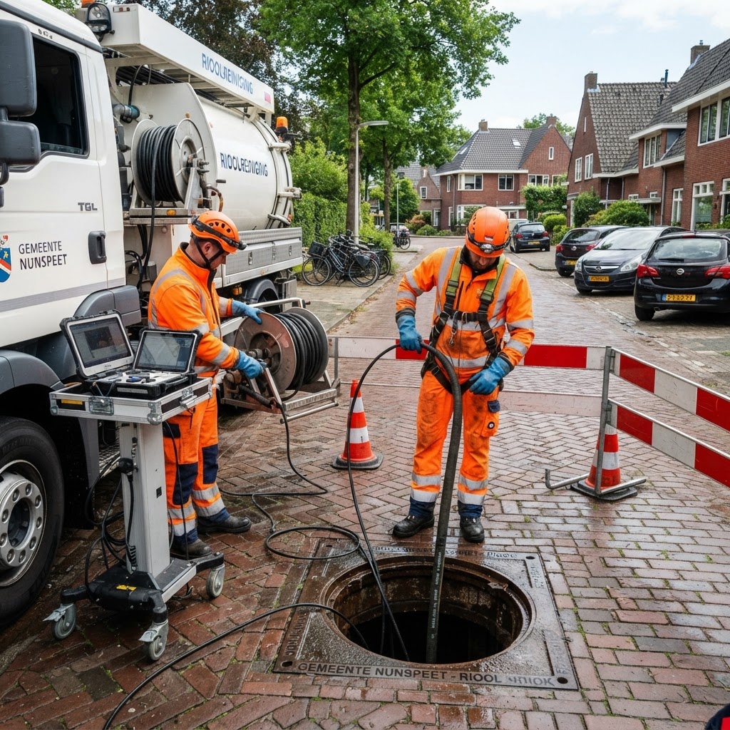 Aanbesteding Reinigen en inspecteren rioleringen 2027-2028 RAW ROK - Gemeente Nunspeet