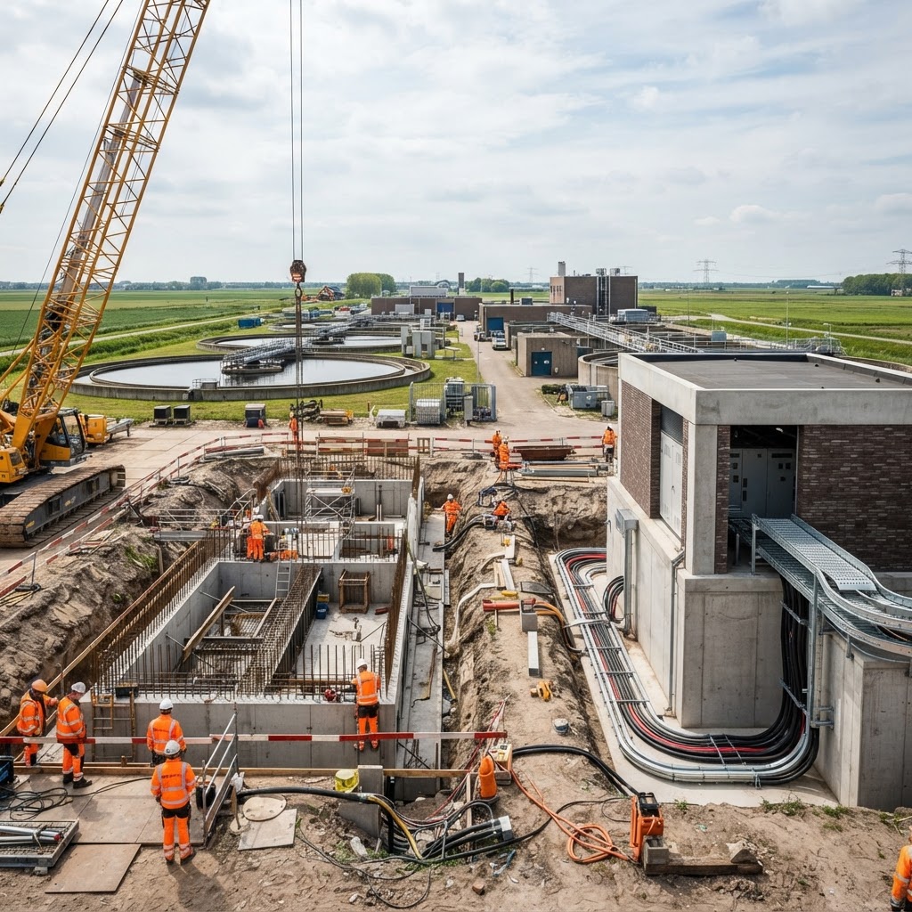 Aanbesteding Realisatie aanvullende zuiveringsstap en laagspanningsinstallatie RWZI Uithoorn - Stichting Waternet