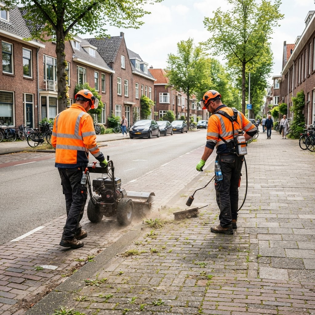 Aanbesteding Straatreiniging, onkruid verwijderen op straten en verhardingen - Gemeente Katwijk
