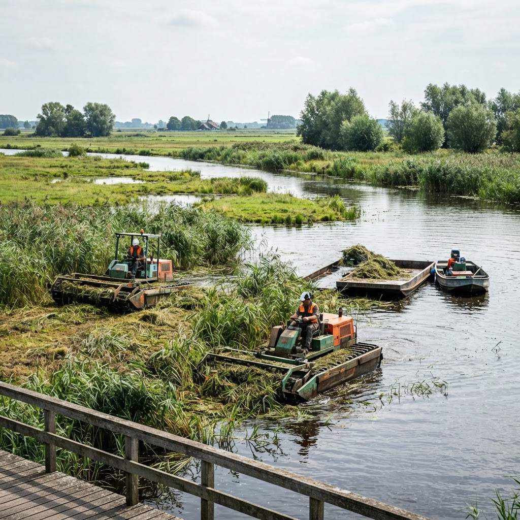 Aanbesteding DAS Maaibeheer Weerribben vaarland cluster 4 (4.2, 4.3, 4.4) - Staatsbosbeheer