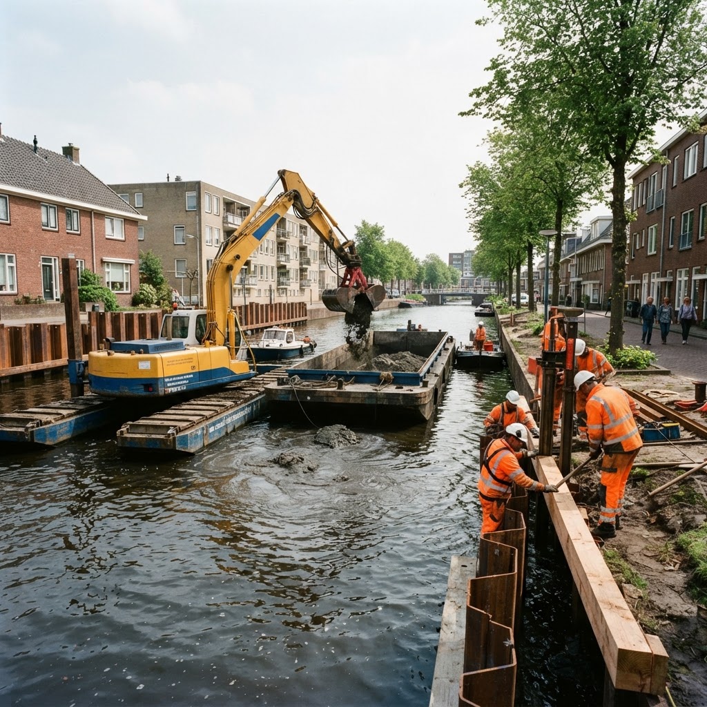 Aanbesteding Bestek 23 Baggerwerkzaamheden en onderhoud beschoeiingen in stedelijk gebied Lelystad en Zeewolde - Waterschap Zuiderzeeland, Flevoland
