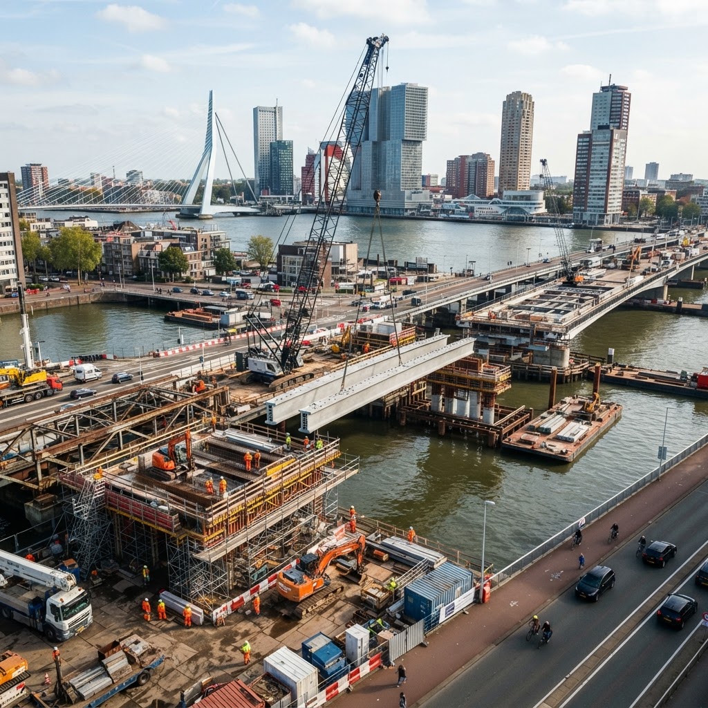 Aanbesteding 1-W-0077531-26: Vernieuwing van de Maasboulevardbruggen te Rotterdam (NL) - Gemeente Rotterdam, Zuid-Holland