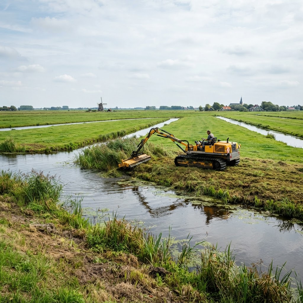Aanbesteding DAS Maaien Waterlopen Veenweidegebied Kalverpolder - Staatsbosbeheer