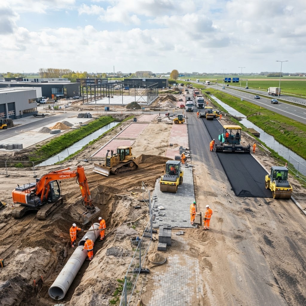 Aanbesteding Voltooien infrastructuur Bedrijventerrein IBF in Heerenveen - Gemeente Heerenveen