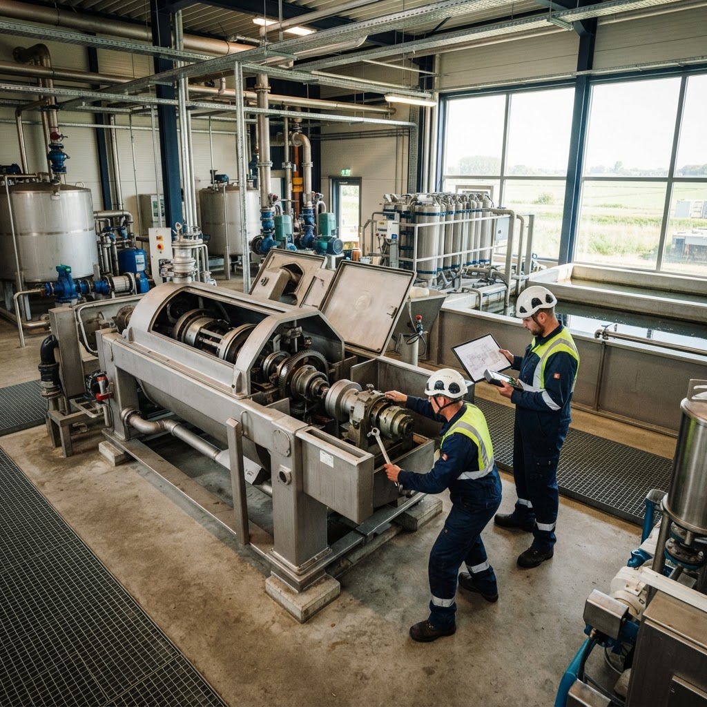 Aanbesteding Onderhoud decanter / centrifuge RWZI Katwoude - Hoogheemraadschap Hollands Noorderkwartier