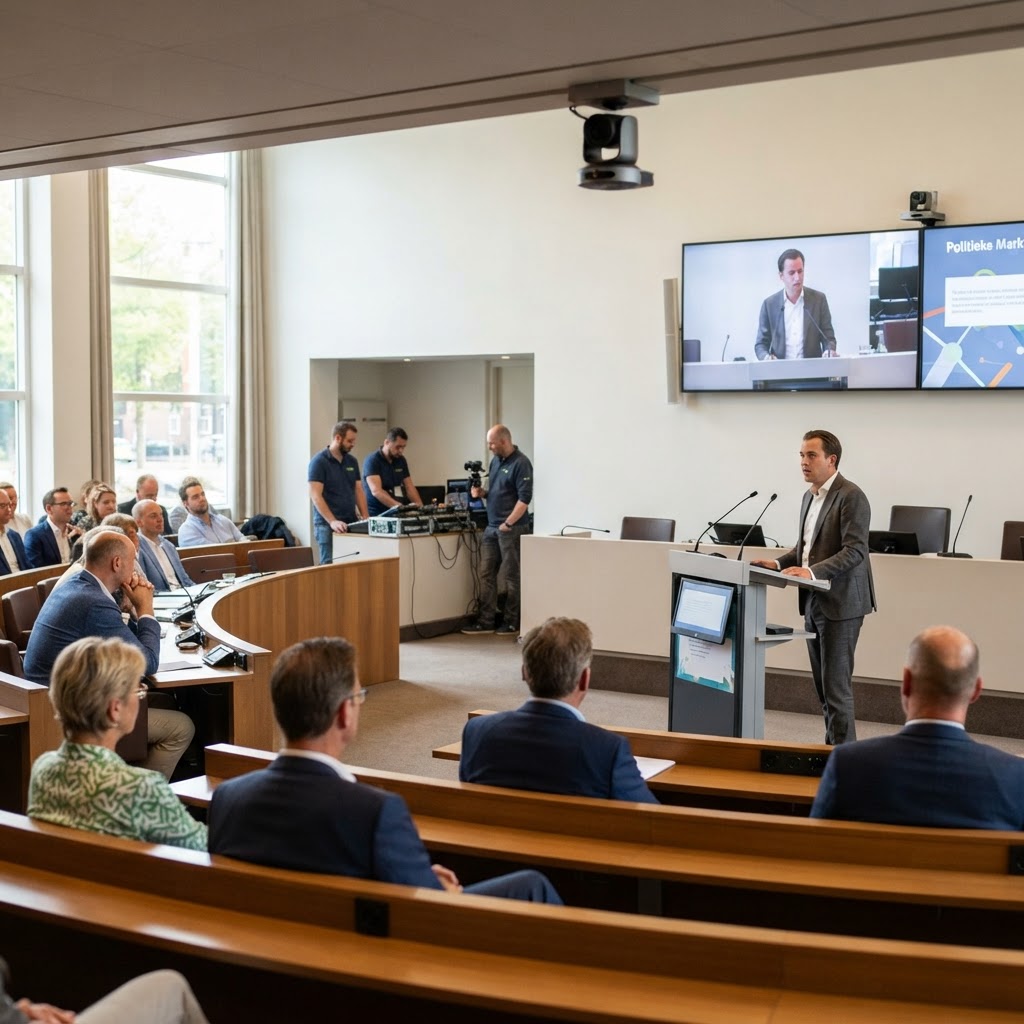 Aanbesteding Audiovisuele middelen raadzaal en zalen politieke markt - Gemeente Apeldoorn, team Inkoop, Gelderland