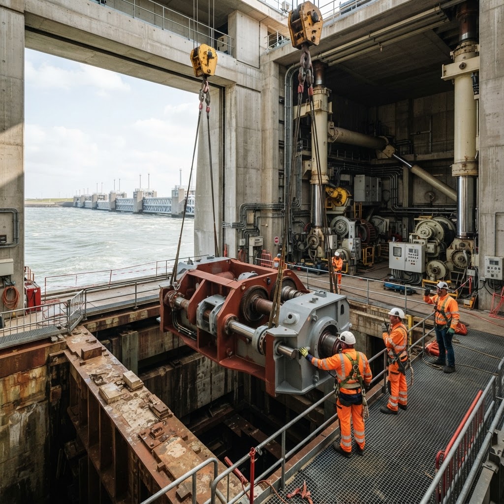 Aanbesteding 31192916: Herhalingsopdracht deelcontract A: Levering wisseldelen renovatie bewegingswerken Oosterscheldekering - Rijkswaterstaat Programma's, Projecten en Onderhoud