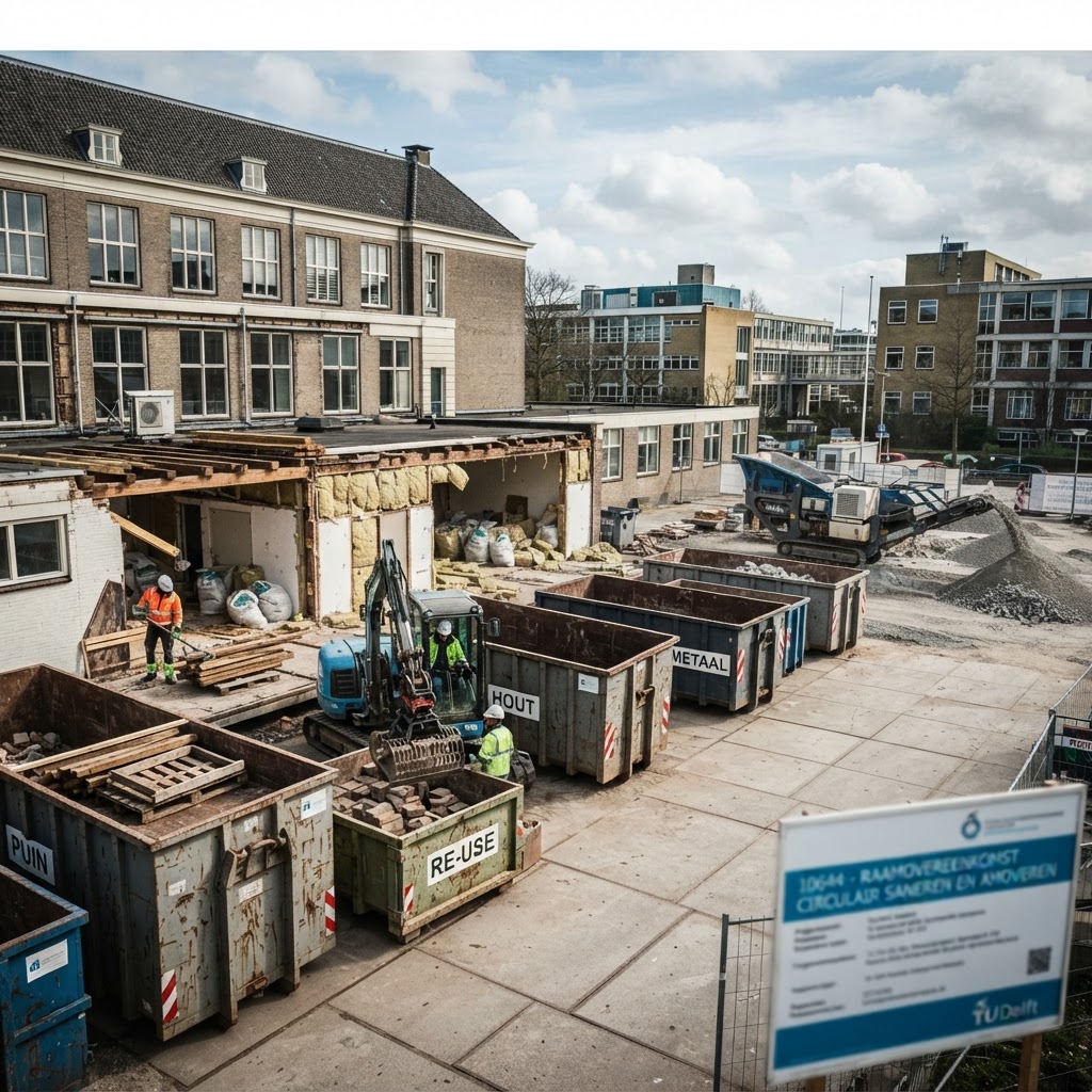 Aanbesteding 10644 - ‘Raamovereenkomst Circulair saneren en amoveren’ - Technische Universiteit Delft