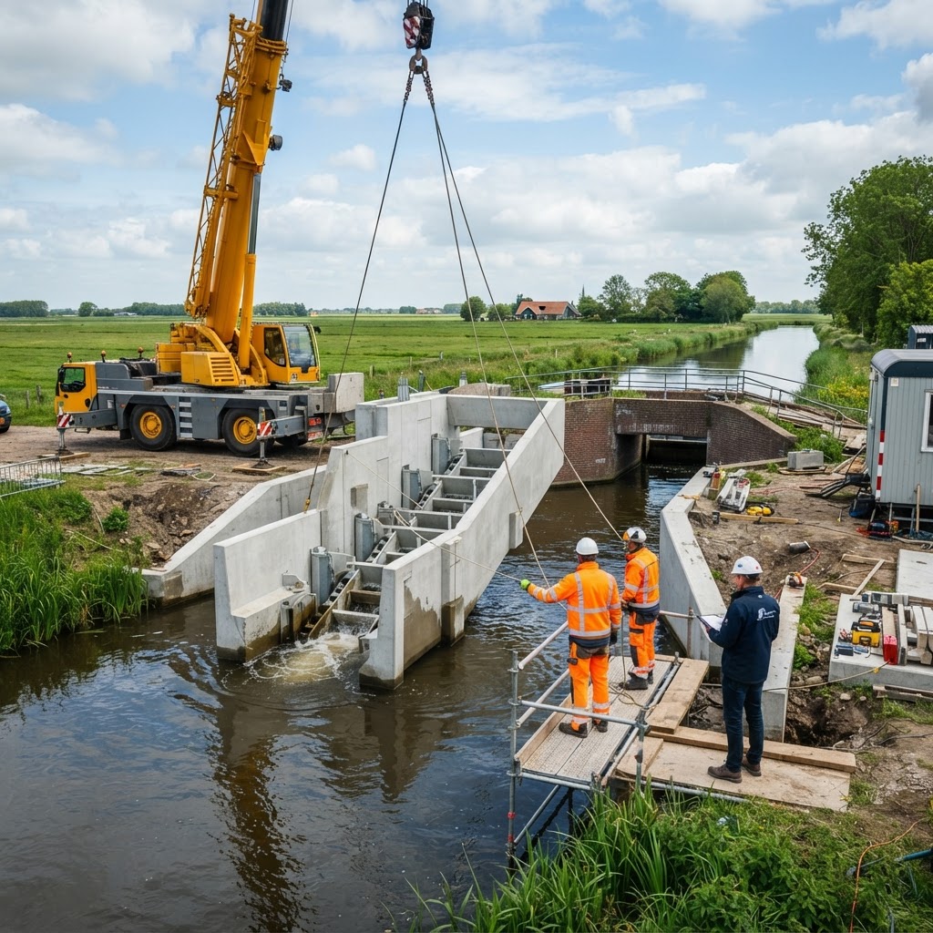 Aanbesteding Vrijwillige transparantie Leveren van vispassages type vislift - Waterschap Drents Overijsselse Delta, Overijssel