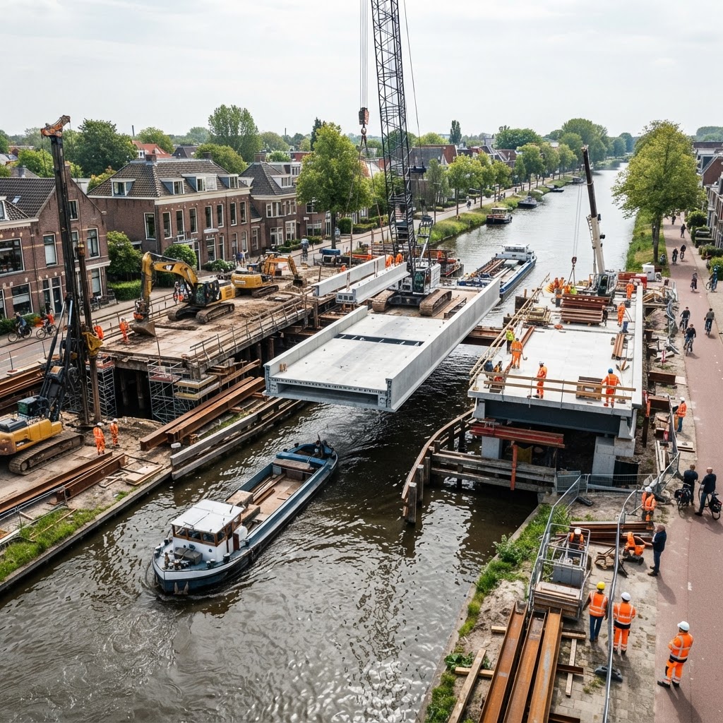 Aanbesteding Vervanging 3 bruggen Vlietweg - Gemeente Leiden