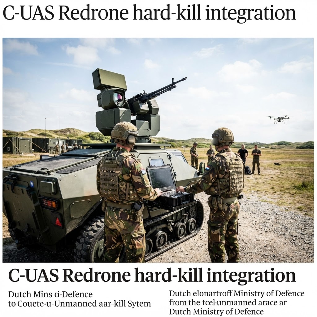 Aanbesteding Integratie van C-UAS Redrone hard-kill - Ministerie van Defensie