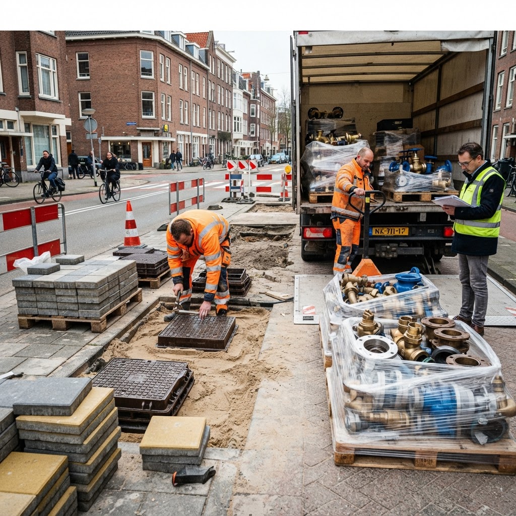 Aanbesteding Levering van straatpotten en tegels (Perceel 1) & Levering van schuifafsluiters en appendages (Perceel 2) - Oasen N.V.