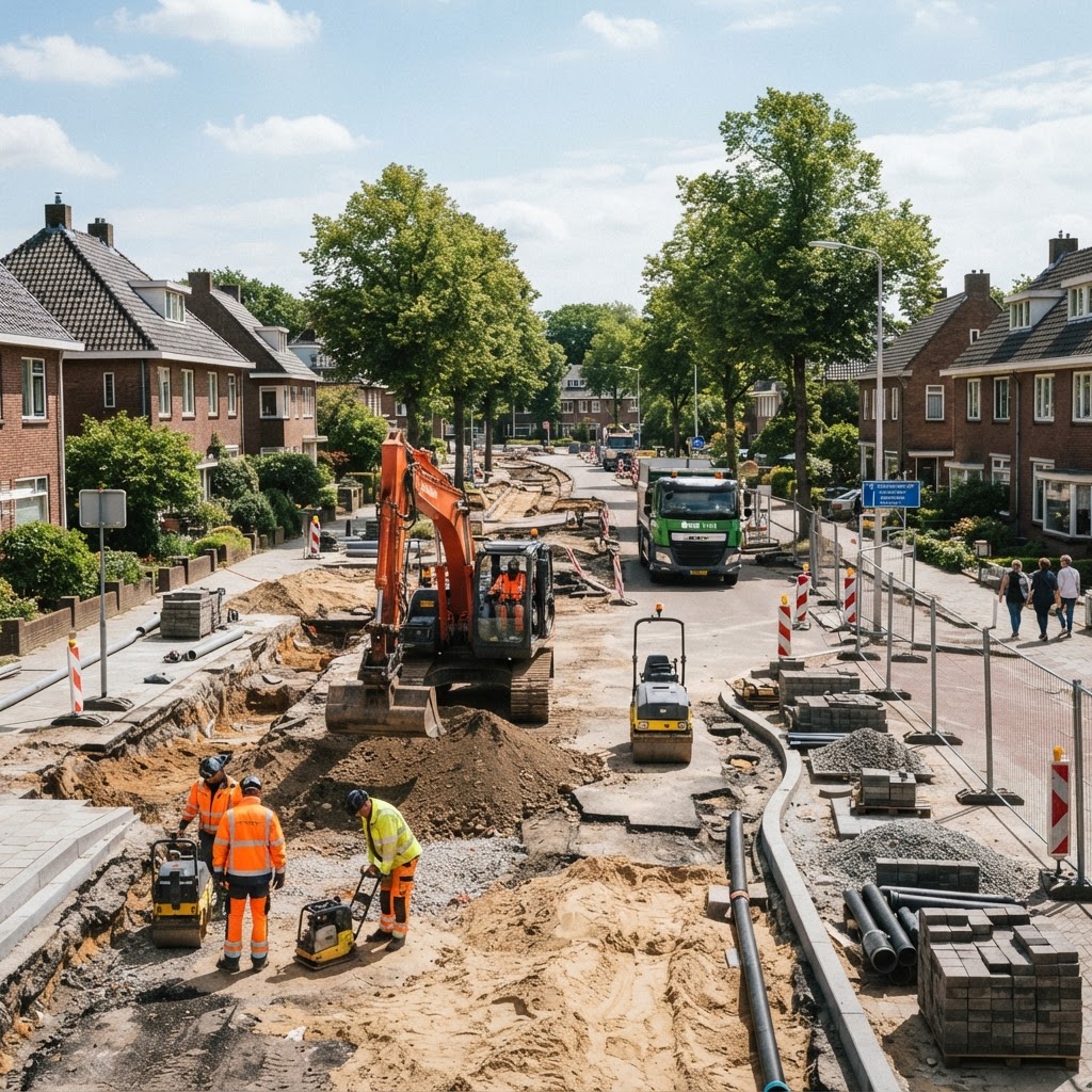 Aanbesteding Reconstructie Valkenierslaan - Breda - Gemeente Breda, Noord-Brabant