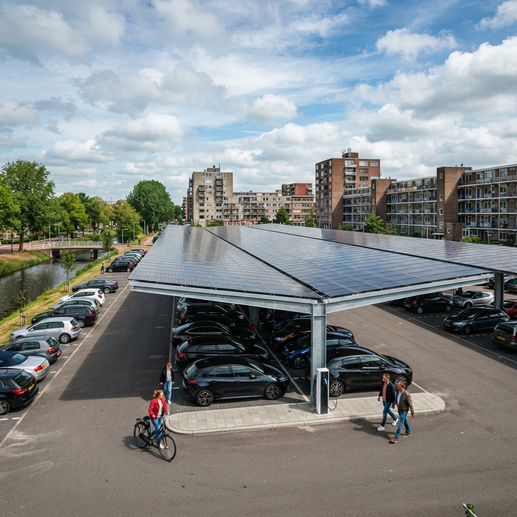 Aanbesteding Marktconsultatie Zonnecarport Buiksloterbanne - Gemeente Amsterdam, Ingenieursbureau, Noord-Holland