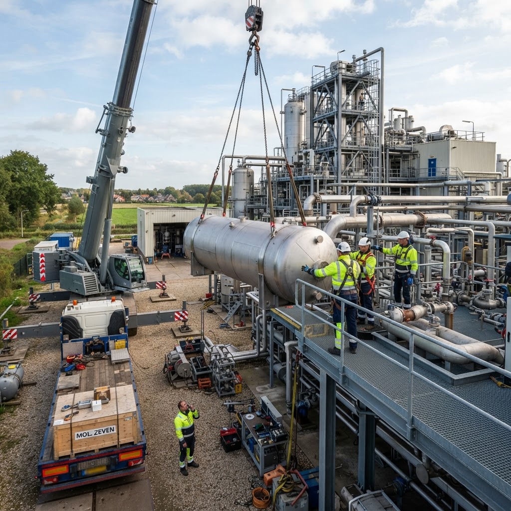 Aanbesteding Engineering, levering en supervisie bij de vervanging van de absorptiematerialen (zgn. Moleculaire zeven) voor stikstofinstallatie - N.V. Nederlandse Gasunie