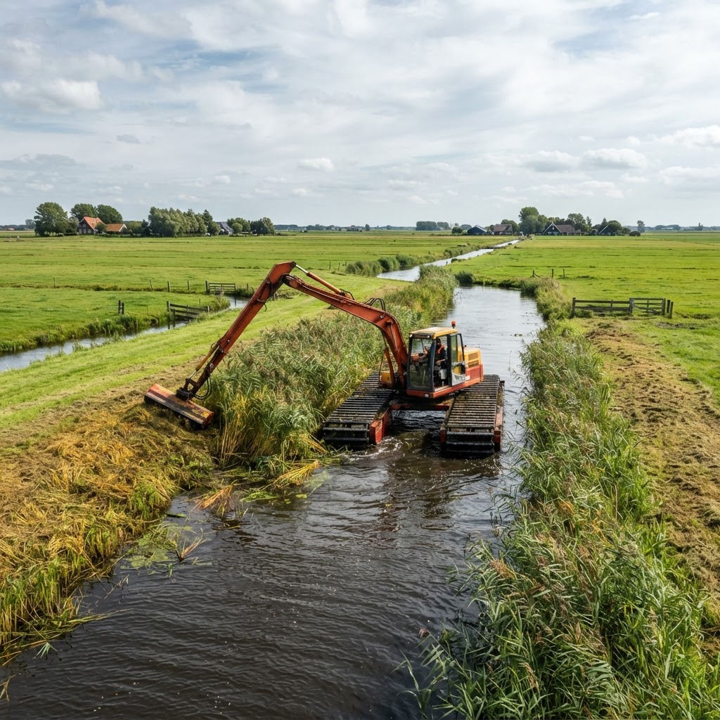 Aanbesteding DAS Maaien Waterlopen Veenweidegebied Schermereilanden - Staatsbosbeheer