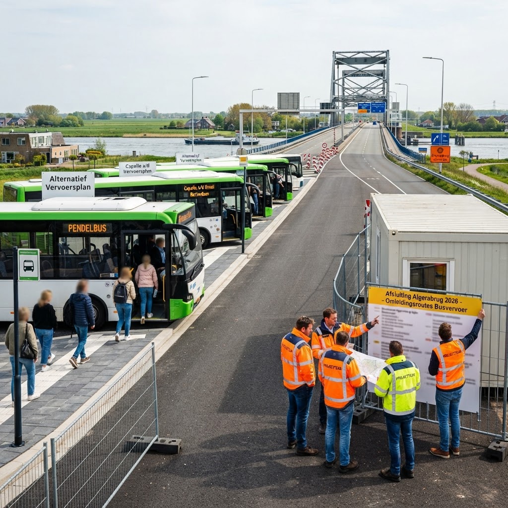 Aanbesteding 31218515: Alternatief vervoersplan busvervoer afsluiting Algerabrug - Rijkswaterstaat Programma's, Projecten en Onderhoud