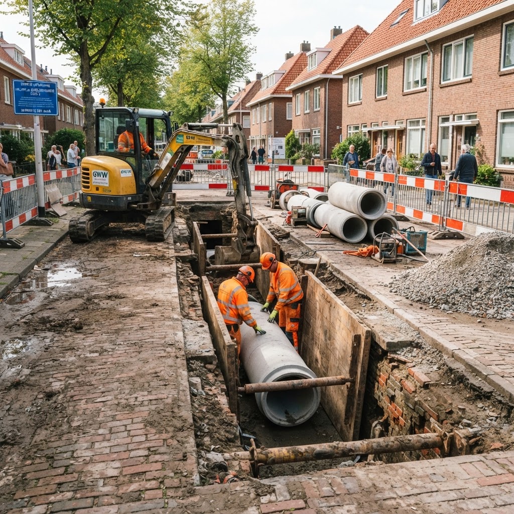 Aanbesteding Houtwijk rioolrenovatie fase 3 - Gemeente Den Haag, Zuid-Holland
