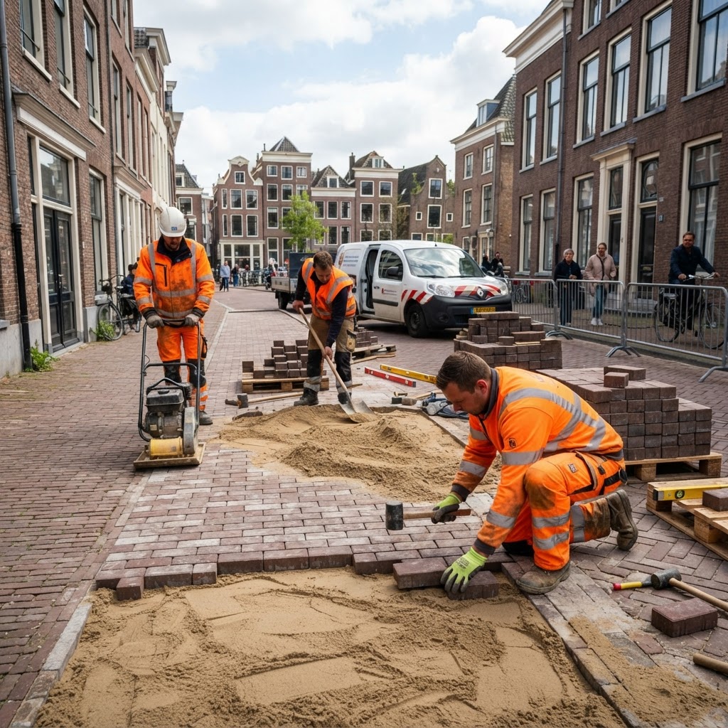 Aanbesteding Meerjarig onderhoud elementenverhardingen - Gemeente Alphen aan den Rijn