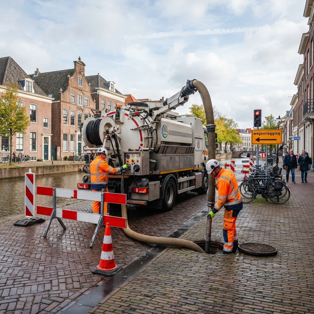 Aanbesteding A08.609.2026 Reinigen en inspecteren vrijvervalriolering Leiden - Gemeente Leiden