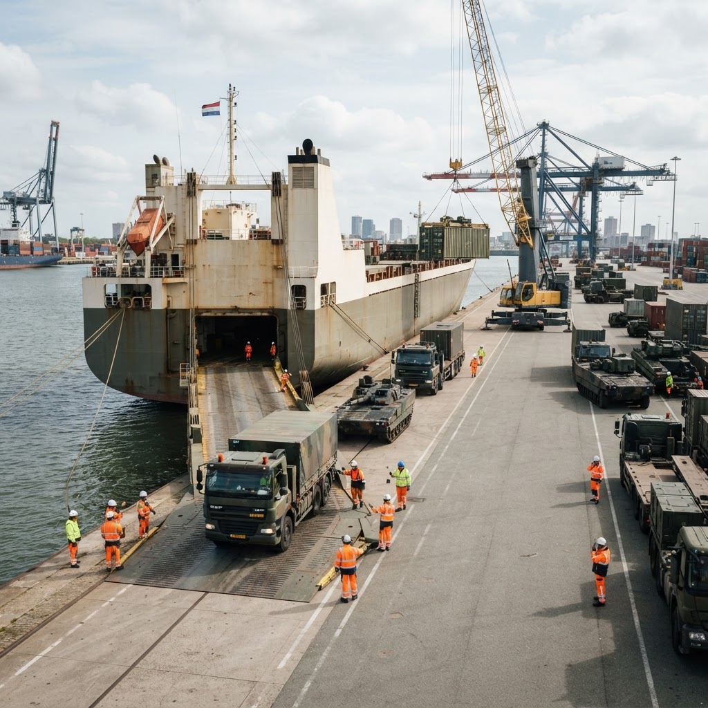 Aanbesteding Zeevervoer van Nederland en/of Belgie naar de Verenigde Staten van Amerika en/of Canada en vice versa, inclusief voor- en natransport - Ministerie van Defensie