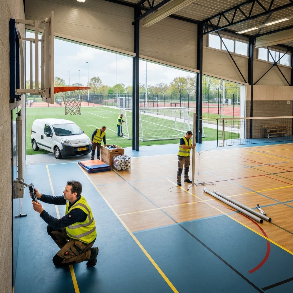 Aanbesteding Europese Aanbesteding voor het keuren, repareren en leveren van sportinstallaties en sportartikelen. - Stichting ZAAM, Interconfessioneel Voortgezet Onderwijs
