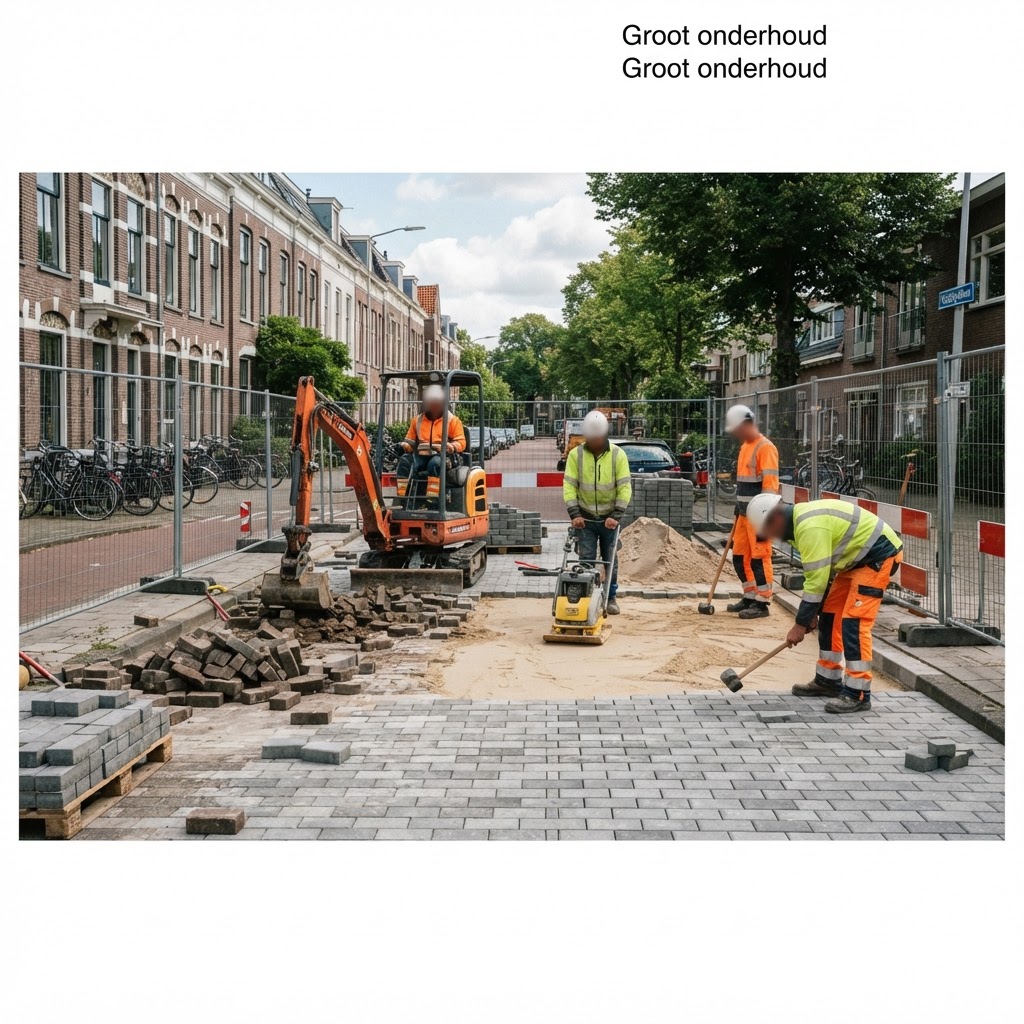 Aanbesteding Groot onderhoud elementenverharding (>200m2) - Gemeente Den Haag, Zuid-Holland