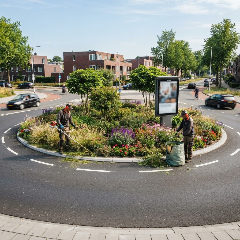 Aanbesteding Groenonderhoud en reclame-exploitatie t.b.v. rotondes - Gemeente Zaanstad