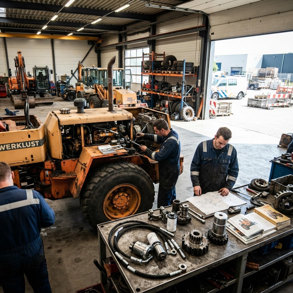 Aanbesteding reservedelen bouwmachine Werklust - Ministerie van Defensie