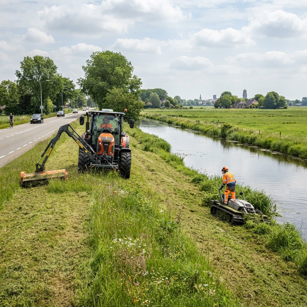 Aanbesteding Europese openbare aanbesteding Maaien bermen en watergangen Gorinchem - Waterschap Rivierenland