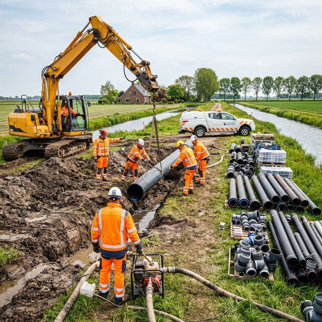 Aanbesteding Calamiteiten transportleidingen - Waterschap Aa en Maas
