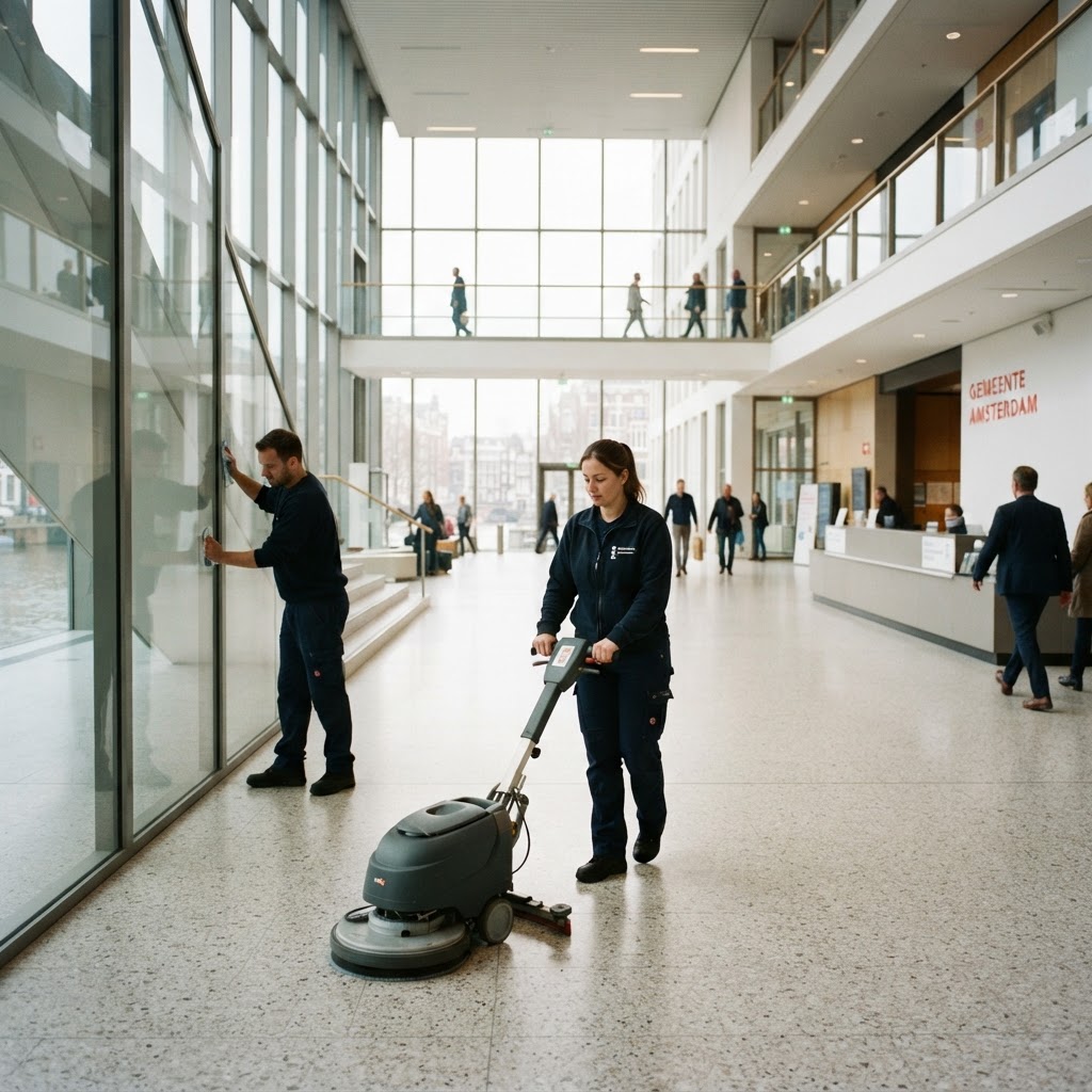 Aanbesteding Marktconsultatie schoonmaakonderhoud gemeente Amsterdam - Gemeente Amsterdam, Noord-Holland
